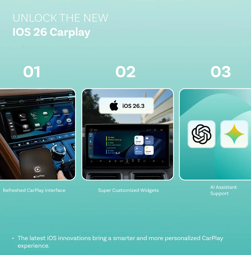 محول Ottocast Mini Cube اللاسلكي لـ CarPlay و Android Auto - الصورة 15